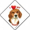 Auto Attitudes Car Signs with suction cup - 6 per case (Breeds A-C): Dogs Products for Humans 